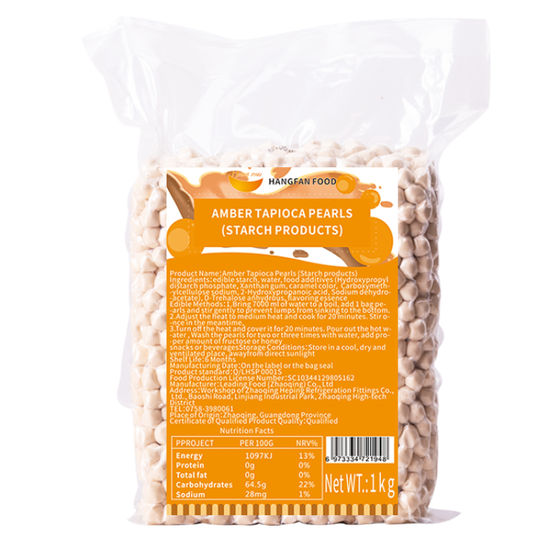 Best Price Wholesale Price Brown Tapioca Pearls Black Pearl Tapioca Halal Boba Pearls