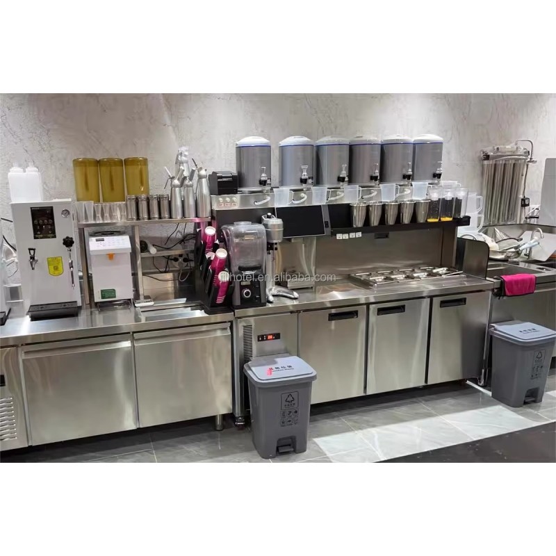 Intelligent Fully Automatic Milk Tea Coffee Maker Machine Commercial Use Multifunctional Bubble Tea Machine for Milk Tea Shop