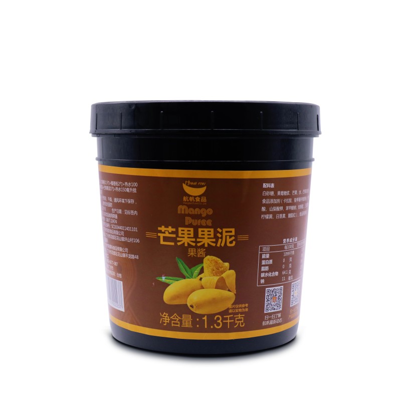 Fresh Picked 1.3kg Real Fruit Mango Fruit Jam Juice Concentration with Pulp Shop and Liquor Stores