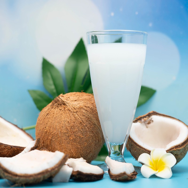 Coconut Latte Milk Tea Coconut Water Concentrate Milk Tea Raw Material Plain Thick Coconut Milk