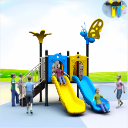 Outdoor Combined Slide Manufacturer - RTS Plastic Factory Stock