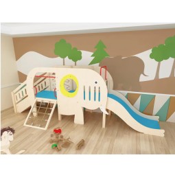Indoor Playground Slide Factory - Ry11 Imported Beech Wood Safe Play