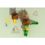 Wooden combination slide series