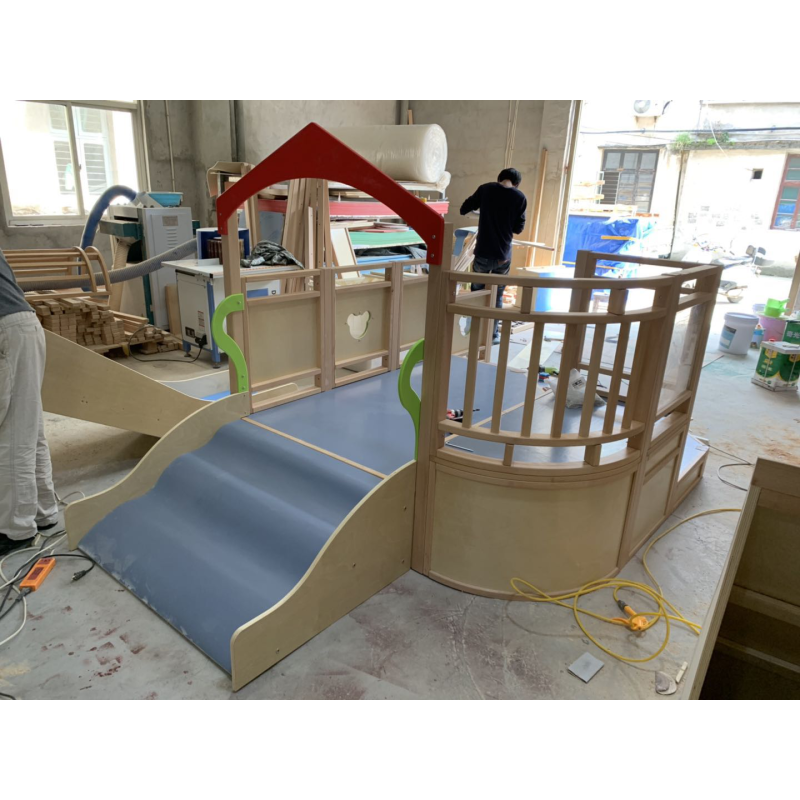 Indoor Playground Slide Factory - Ry14 Premium Imported Beech Home