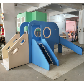 Soft Playground Equipment Factory - Children's Elephant Slide Wholesaler