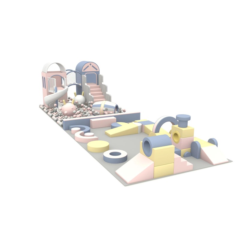 Indoor Playground Manufacturer - Children's Rainbow Bridge Soft Park