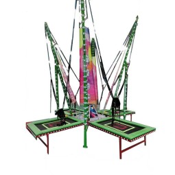 Bungee Trampoline Supplier - Factory Price 4-Person Bungee Jumping