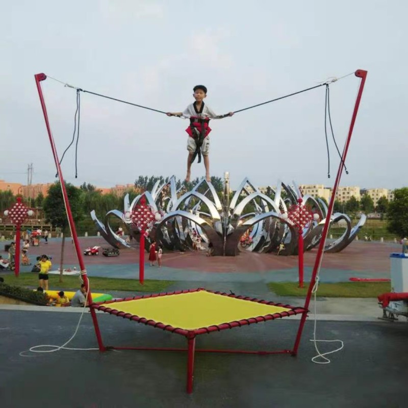 Bungee Trampoline Supplier - Single Children Adult Bungee Trampoline