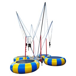 Electric Trampoline Factory - Hot 4-Person Commercial Electric
