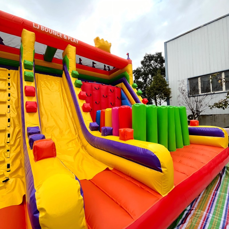 Inflatable Game Factory - Latest Design Rock Climbing Slide Maze
