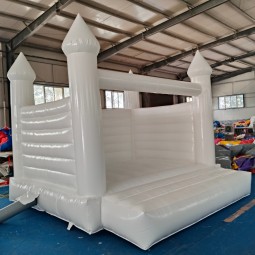Inflatable Castle Manufacturer - PVC Vinyl White Jumping Castles