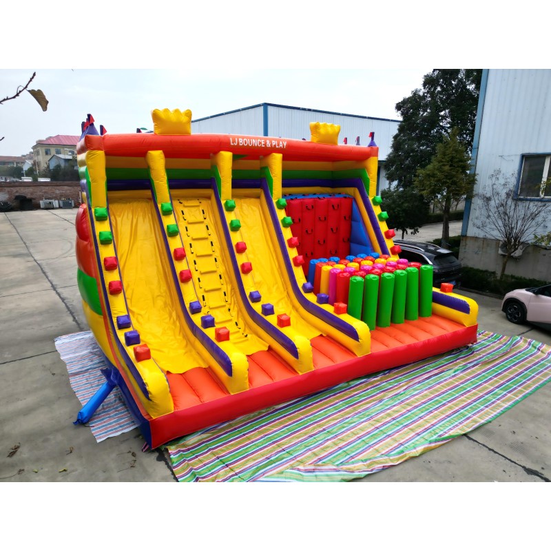 Inflatable Castle Manufacturer - Popular Slide Climbing Wall Maze