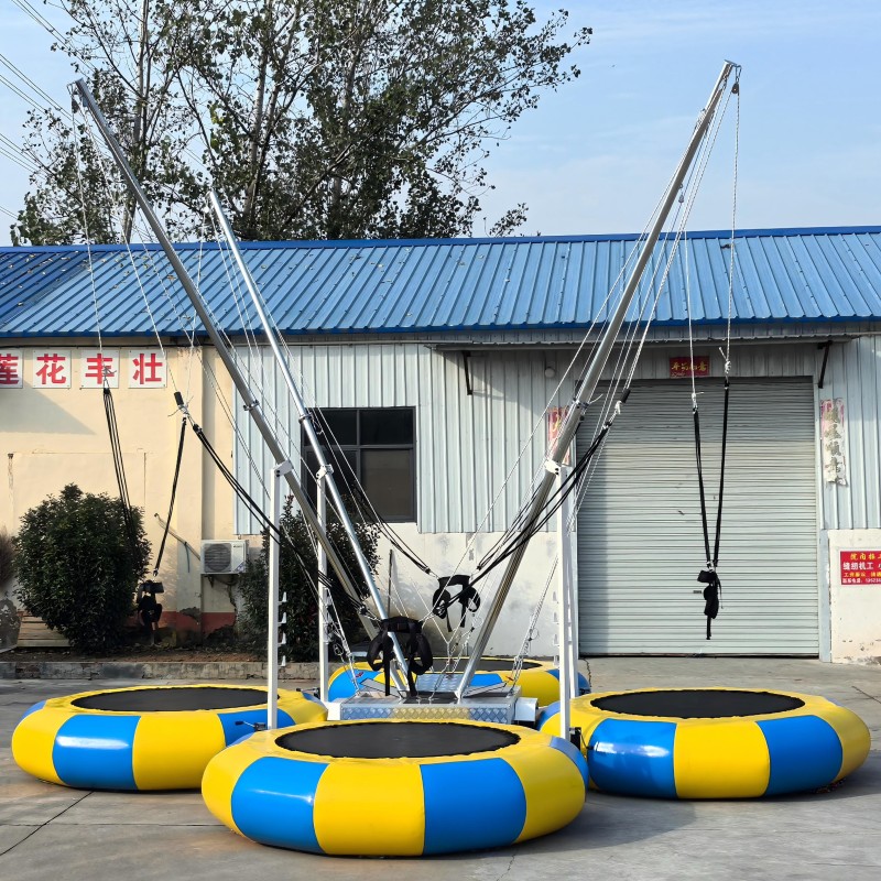 Bungee Jumping Center Supplier - Trailer Four-person Commercial Airbag