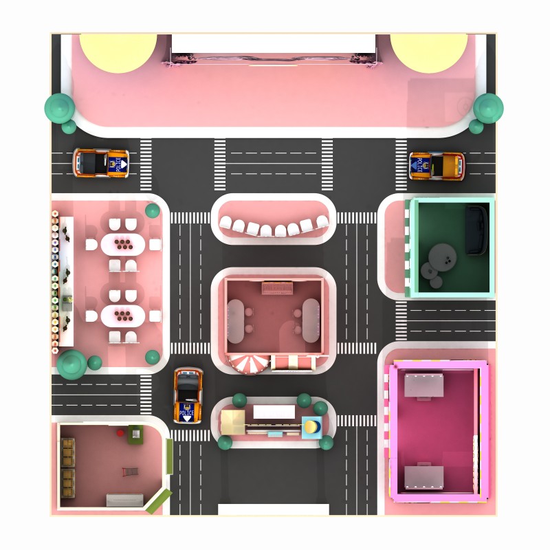 Pretend City Supplier - Pretend City Town Playhouse Role Play House