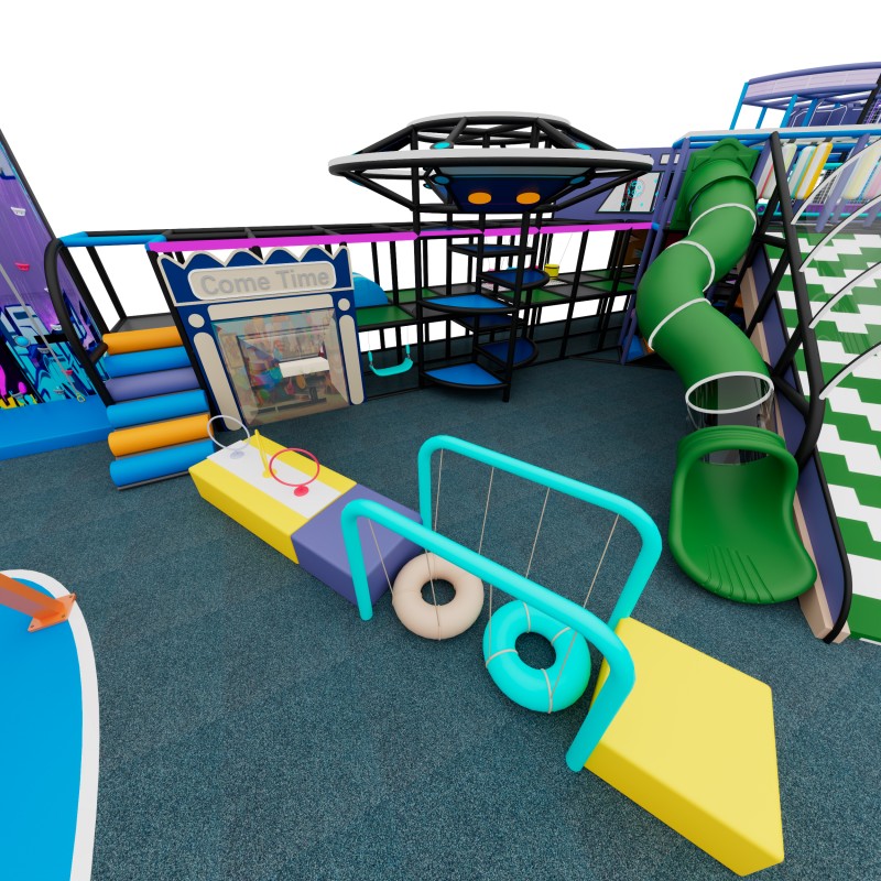 Amusement Park Manufacturer - Free 3D Custom Design Trampoline Amusement