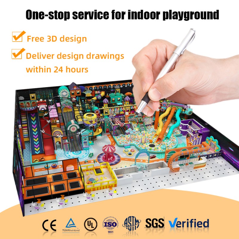 Trampoline Park Supplier - New Design Kids Playground Indoor Equipment