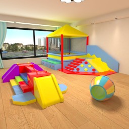 Playground Set Factory - Design Children Wooden Soft Playground Set