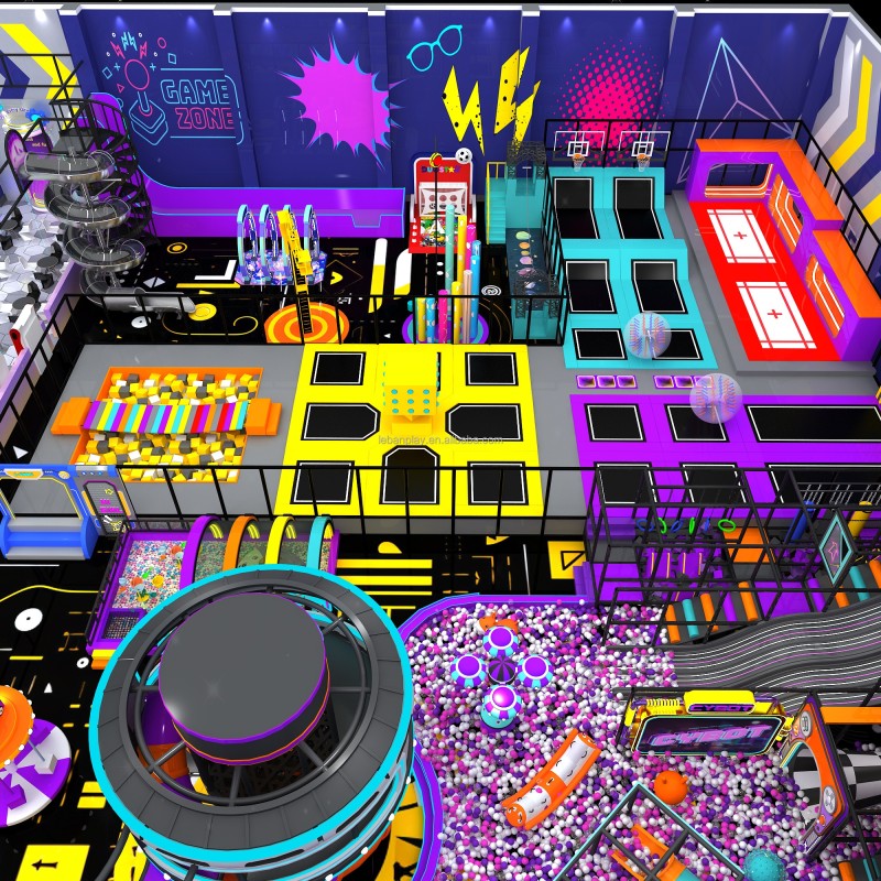 Playground Equipment Factory - New Design Big Size Obstacle Course Kids