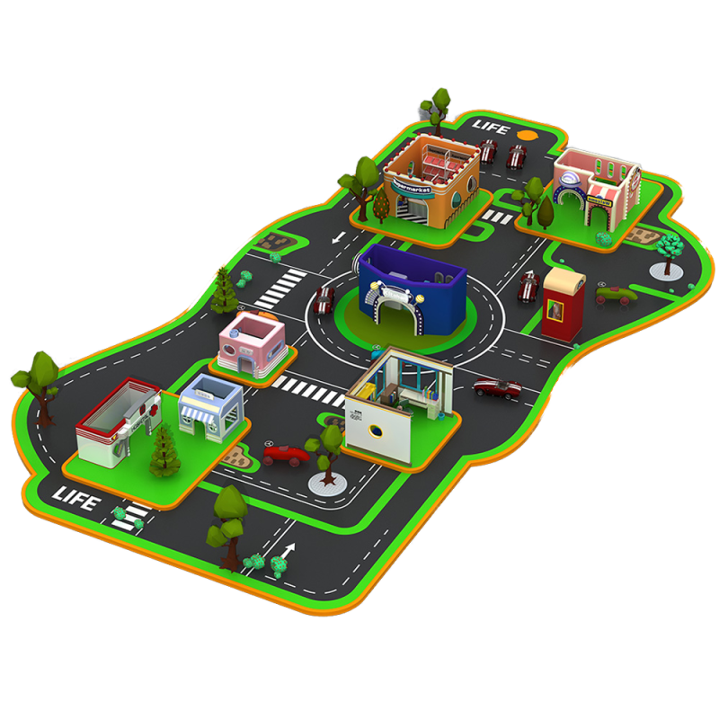 Mini Playhouse Factory - Mini Playhouse Role Play Interactive Play Set