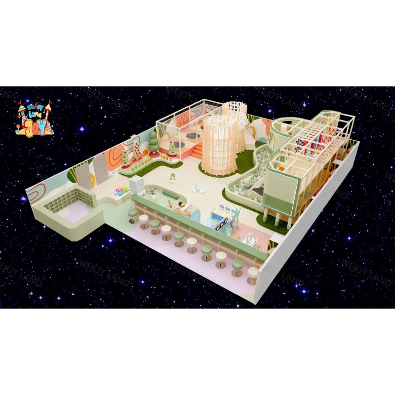 Indoor Playground Supplier - Nature Theme Trees Soft Padded Ball Pit