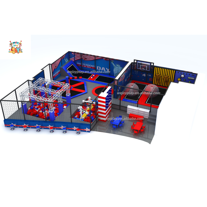 Trampoline Park Manufacturer - Wejoy Customized 300sqm Jump Bed