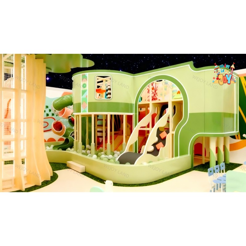 Indoor Playground Supplier - Nature Theme Trees Soft Padded Ball Pit