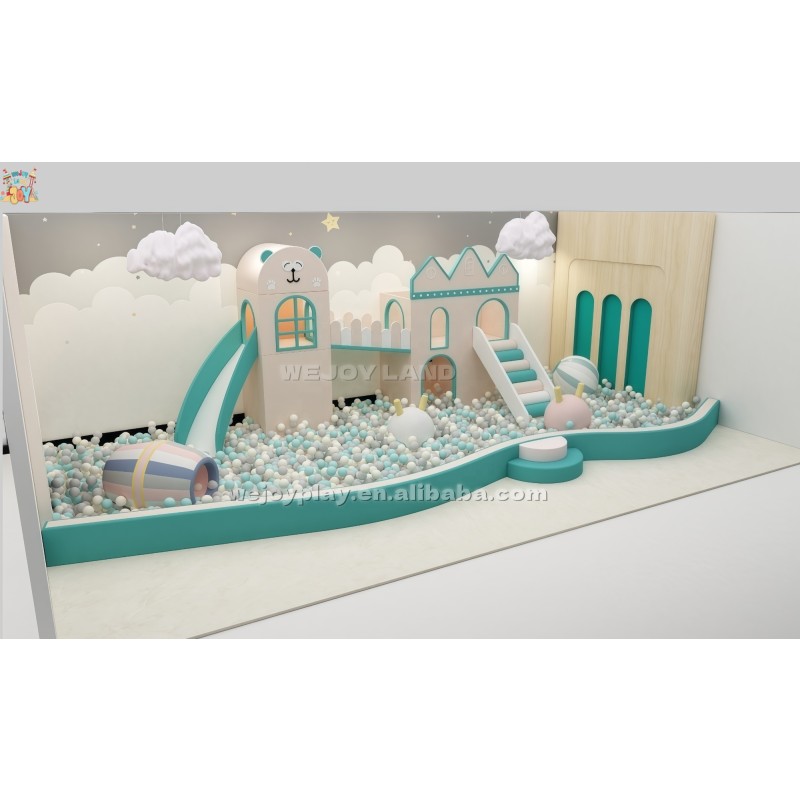 Indoor Playground Supplier - Free Design 40sqm Macaron Children Playground