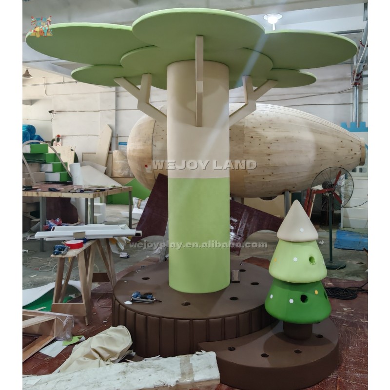 Amusement Park Supplier - Kid Amusement Park Modern Tree Bookshelf