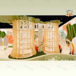 Indoor Playground Supplier - Nature Theme Trees Soft Padded Ball Pit