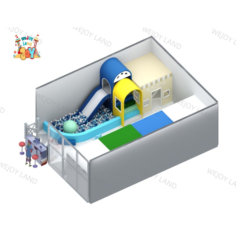 Indoor Playground Factory - Pretend City Town Role Play House Slide