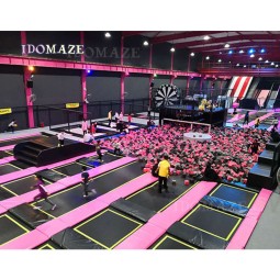 Trampoline Park Manufacturer - Kids Play Trampoline Park Jumping