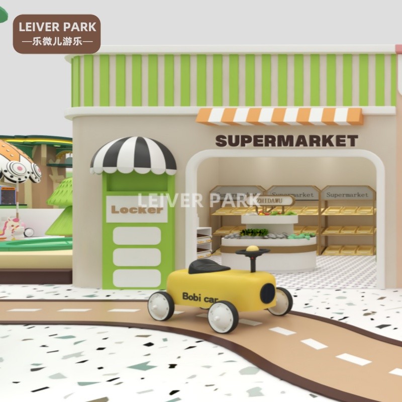 Indoor Playground Equipment Manufacturer - Role Play Shopping House