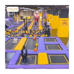 Large Trampoline Park Supplier - Kids Free Jumping Bouncy