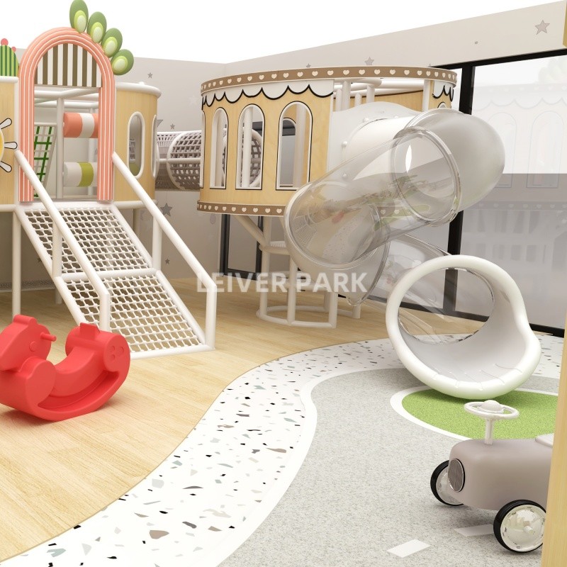 Soft Play Equipment Manufacturer - Indoor Athletic Double Slide