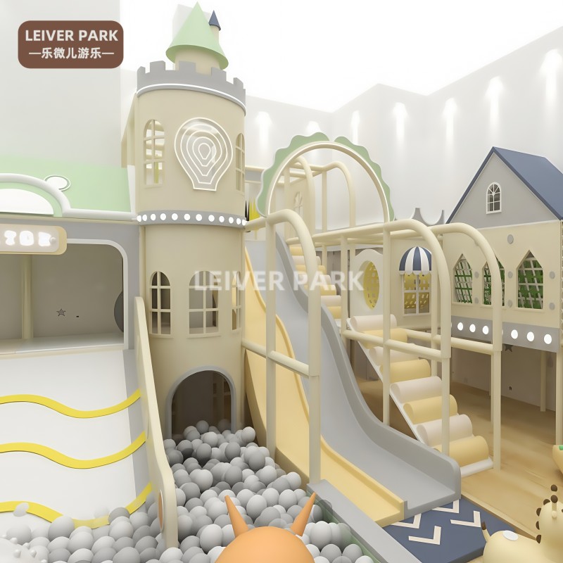 Soft Play Equipment Manufacturer - Indoor Athletic Double Slide