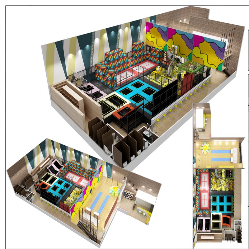 Playground Experience Factory - Trendy Large Indoor Playground Experience