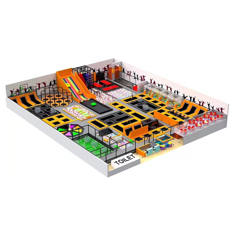 Trampoline Park Factory - Children Indoor Big Trampoline Park