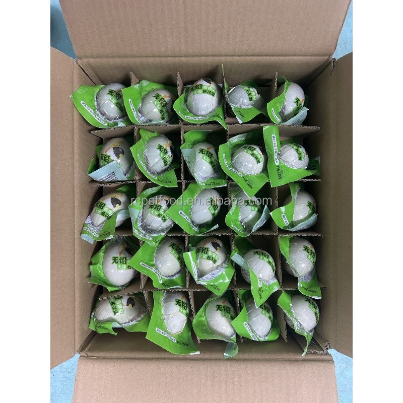 No Cu Yummy & Safe Health Green Clear Eggs Free of Spots & Pb Direct From Chinese Factory