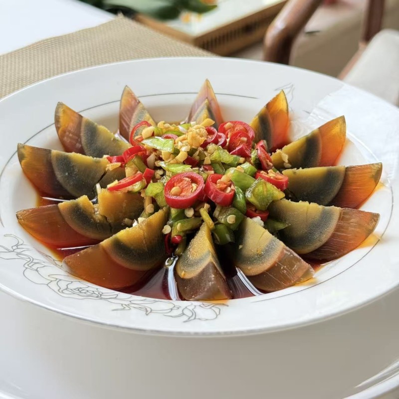 No Copper Astringency  yummy green no spots health safe tasty Chinese wholesale preserved eggs