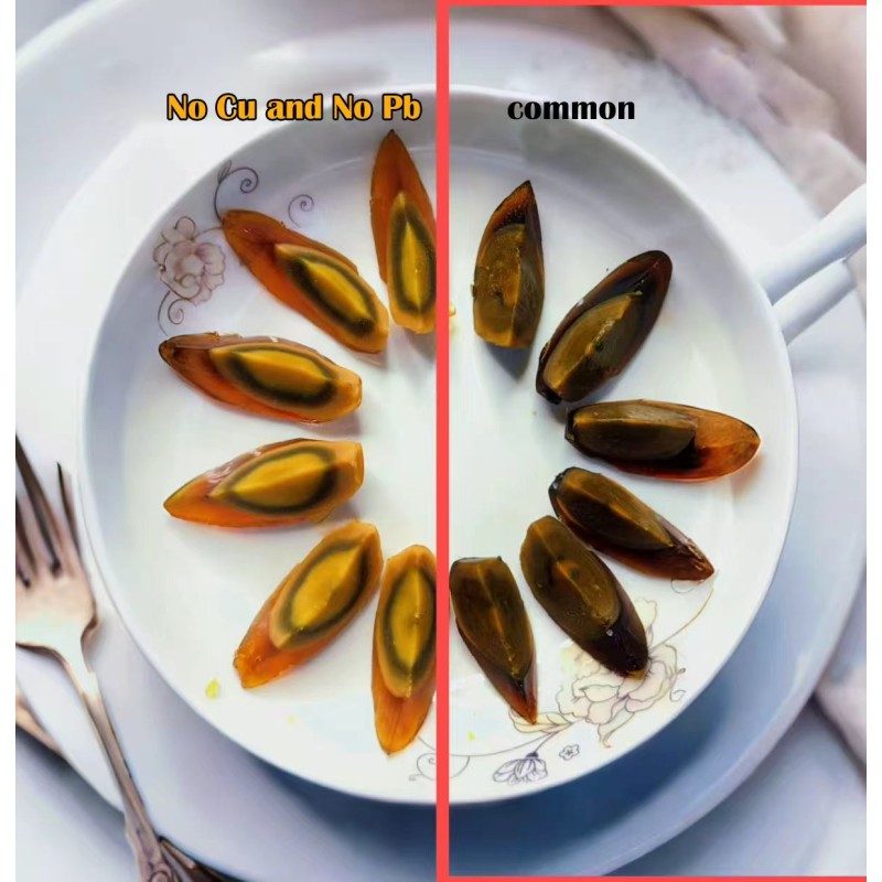 No Copper Astringency  yummy green no spots health safe tasty Chinese wholesale preserved eggs