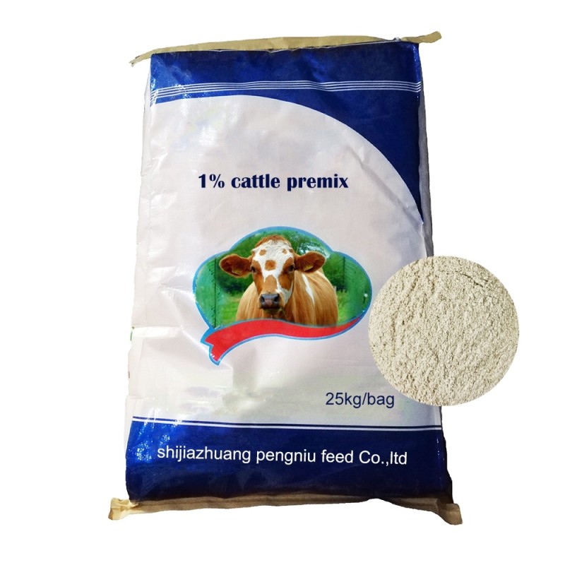 Factory Direct Supply Beef Cattle Sheep Immune-Enhancing Premix Concentrate Growth Booster Feed in Powder Form
