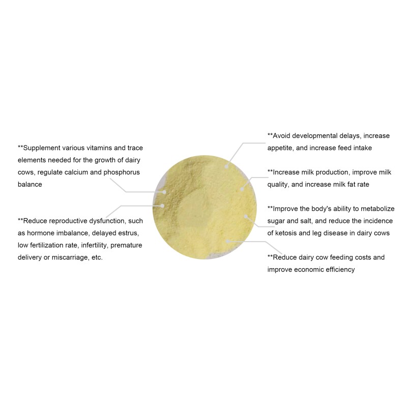 More Milk Quality Dairy Cow Water Soluble Powder Animal Feed Additive