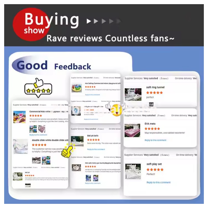 Indoor Soft Play Equipment Supplier - White Ball Pit Climber Set