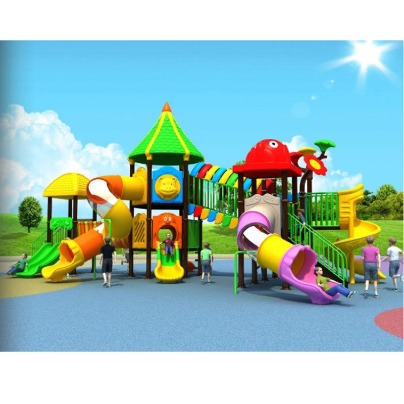 Outdoor Playground Manufacturer - Large Kids Water Slide Amusement