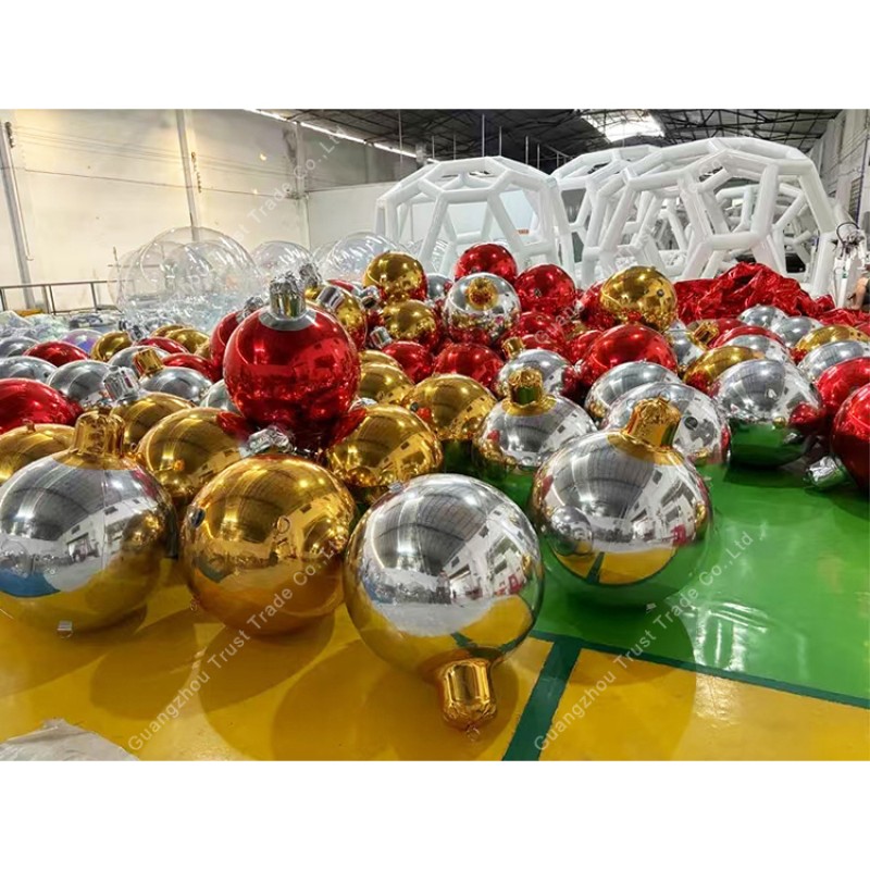 Disco Mirror Supplier - Giant Gold Silver Disco Floating Mirror