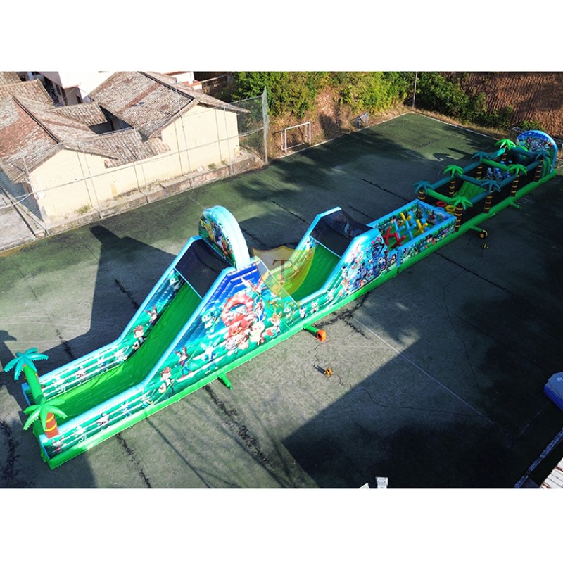 Sea World Manufacturer - New Inflatable Obstacle Course Slide