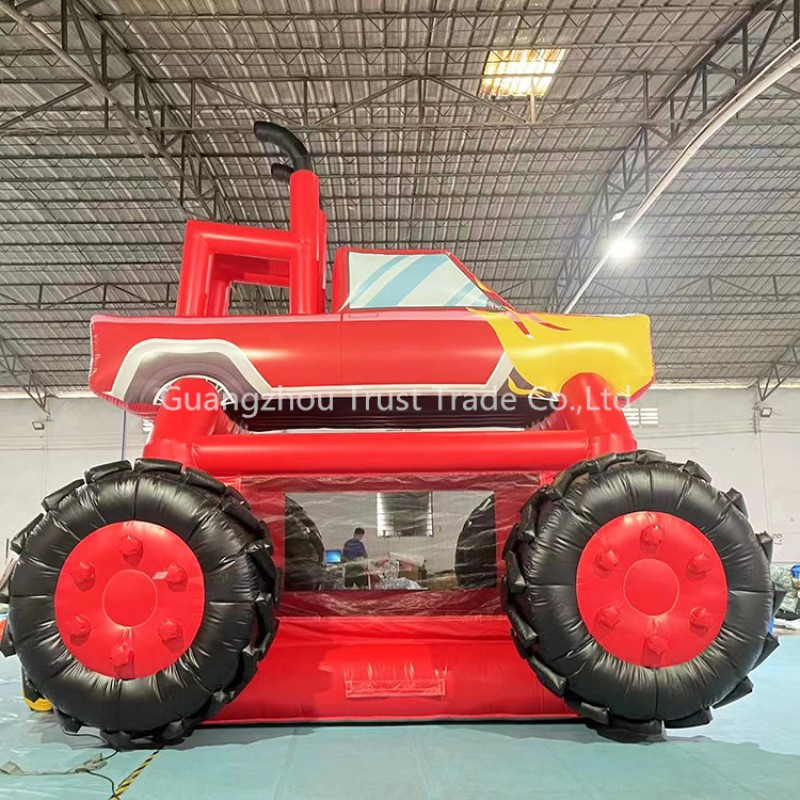 Large Bouncy Castle Manufacturer - Large Blue Commercial Bounce House