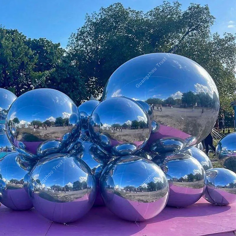 Disco Mirror Supplier - Giant Gold Silver Disco Floating Mirror