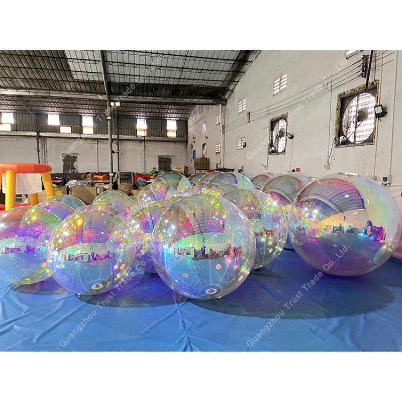 Disco Mirror Supplier - Giant Gold Silver Disco Floating Mirror