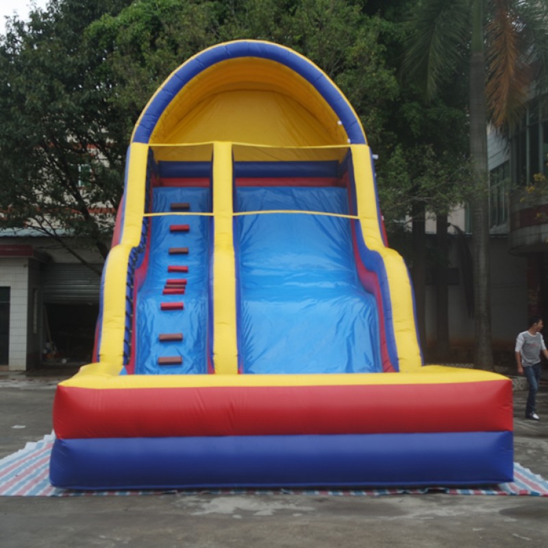 Inflatable Slide Factory - New Design Red Blue Slide Combo